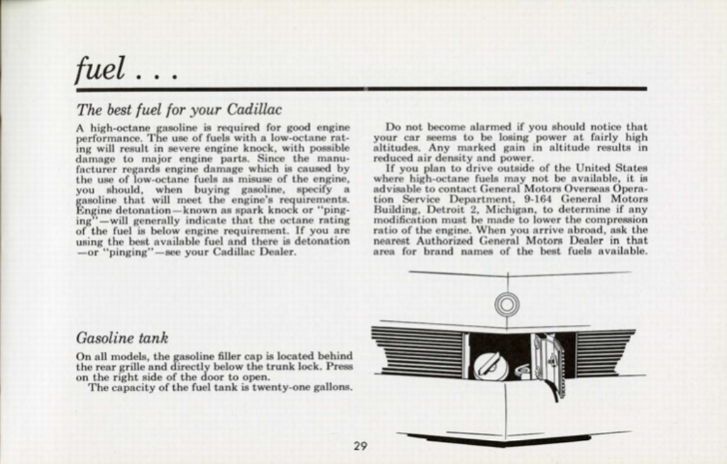 1960 Cadillac Owners Manual Page 35